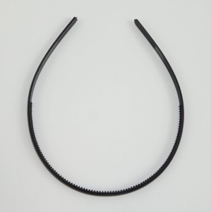 Opaska damska wąska jednokolorowa