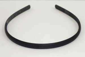 Opaska damska wąska jednokolorowa