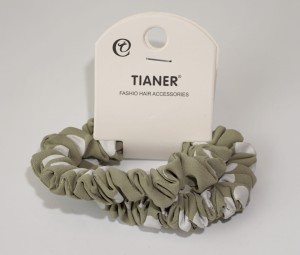 Gumka do włosów 2-PAK scrunchies w groszki 