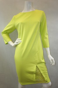 Sukienka rozcięcie z koronką