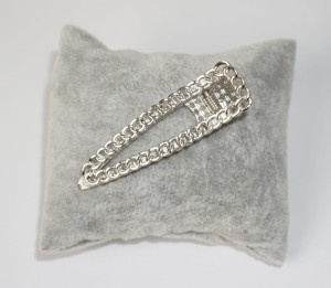 Spinka do włosów łańcuch drobny splot 