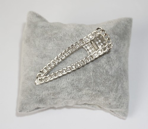 Spinka do włosów łańcuch drobny splot 