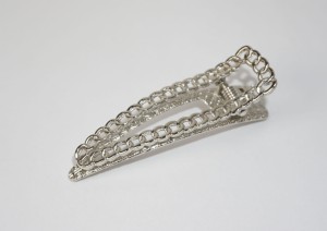 Spinka do włosów łańcuch drobny splot 