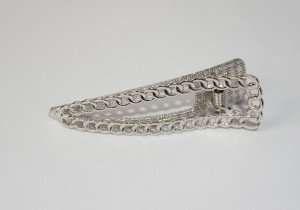 Spinka do włosów łańcuch drobny splot 