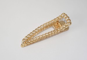 Spinka do włosów łańcuch drobny splot 