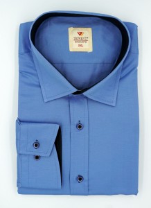 Koszula męska długi rękaw jednokolorowa