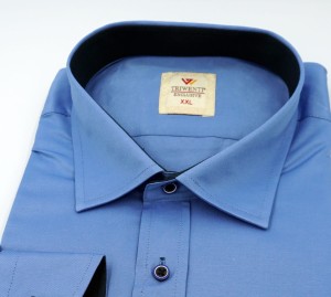 Koszula męska długi rękaw jednokolorowa