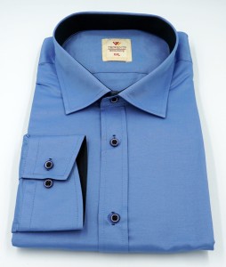 Koszula męska długi rękaw jednokolorowa