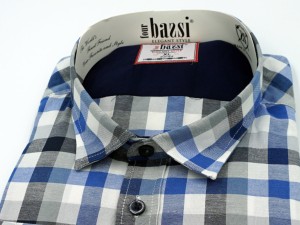 Koszula męska długi rękaw w kratę