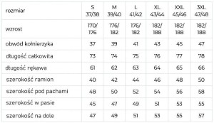 Koszula męska długi wzór w ziarenka