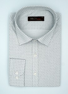 Koszula męska długi wzór w ziarenka