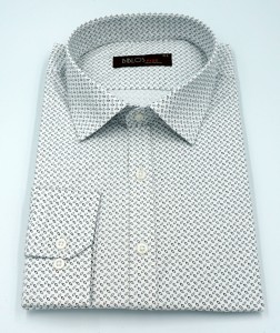 Koszula męska długi wzór w ziarenka