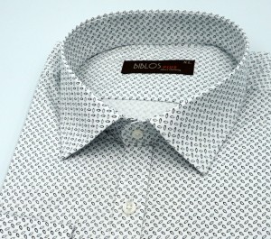 Koszula męska długi wzór w ziarenka