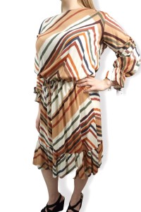 Sukienka pasy wiązanie talia