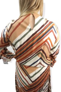 Sukienka pasy wiązanie talia