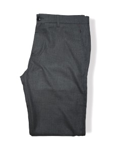 Spodnie męskie eleganckie struktura len