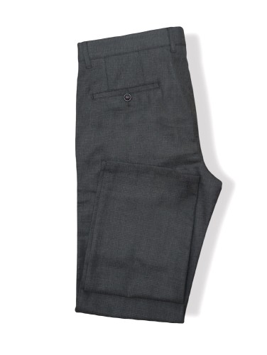 Spodnie męskie eleganckie struktura len