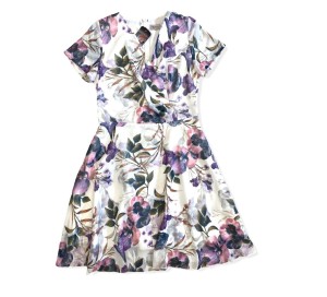 Sukienka AMELIA fala na dekolcie