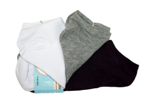 Skarpety damskie stopki jednokolorowe 3-pak
