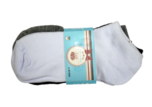 Skarpety damskie stopki jednokolorowe 3-pak