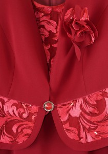 Garsonka dwuczęściowa TERESA zdobiona cekinami