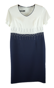 Garsonka dwuczęściowa cyrkonie i perełki