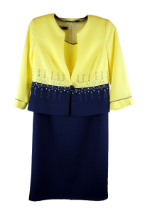 Garsonka dwuczęściowa cyrkonie i perełki