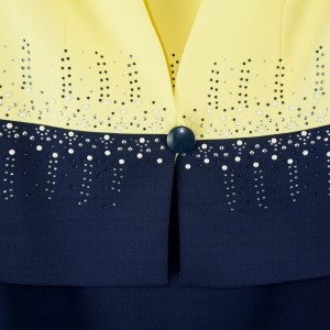 Garsonka dwuczęściowa cyrkonie i perełki