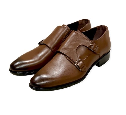 Obuwie męskie MONKI ze skóry licowej