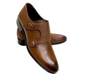 Obuwie męskie MONKI ze skóry licowej