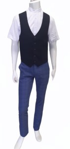 Koszula męska krótki rękaw stójka gładka 