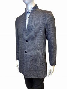 Płaszcz męski klasyczny pasy GATONE