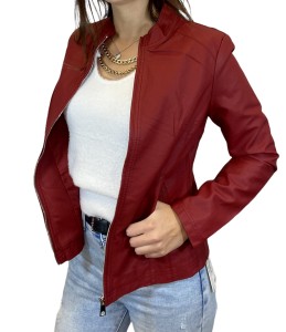 Kurtka damska eko skóra klasyczny krój 