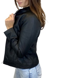Kurtka damska eko skóra klasyczny krój 
