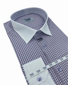 Koszula męska SLIM FIT krata typu vichy 