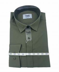 Koszula męska długi rękaw SLIM FIT struktura