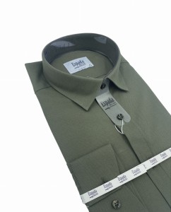 Koszula męska długi rękaw SLIM FIT struktura