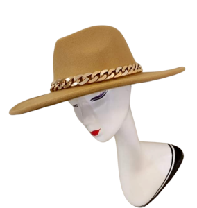 Kapelusz damski mały łańcuch