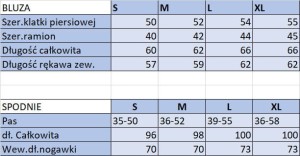 Komplet dresowy spodnie plus bluza welurowy 