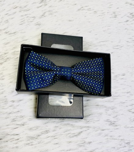 Mucha męska wzór kolorowe kropeczki