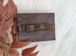 Pudełko ozdobne pajęczyna kokardka 7x9cm