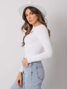 Bluzka damska prążkowana wycięcie na biuście