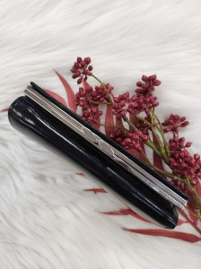 Portfel damski skóra naturalna zatrzask poziom