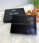 Portfel męski skóra naturalna  ozdobne przeszycie 