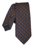 Krawat męski w kolorowe kółka