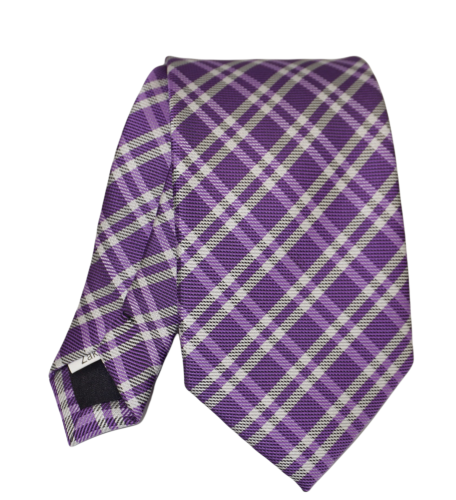 Krawat męski w kratę