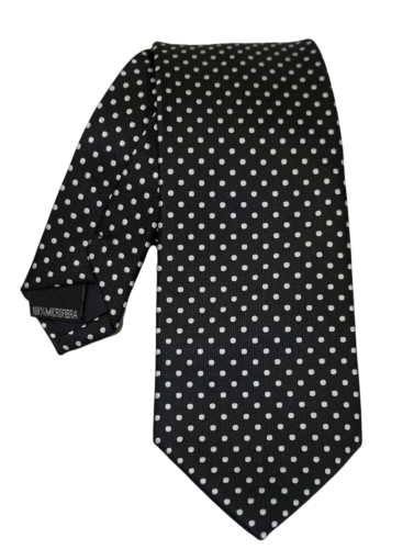 Krawat męski w kropki