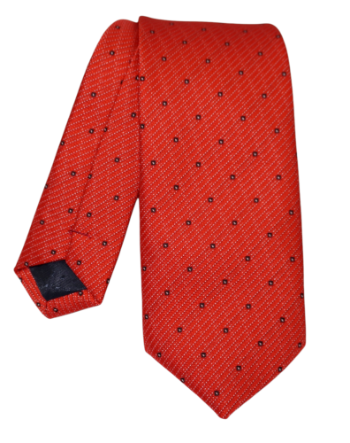 Krawat męski wzór kropki