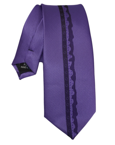 Krawat męski w pionowy wzór