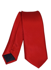 Krawat męski w drobną kratę